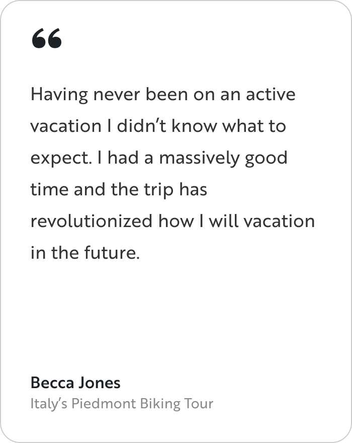 Guest Review of Backroads Trip