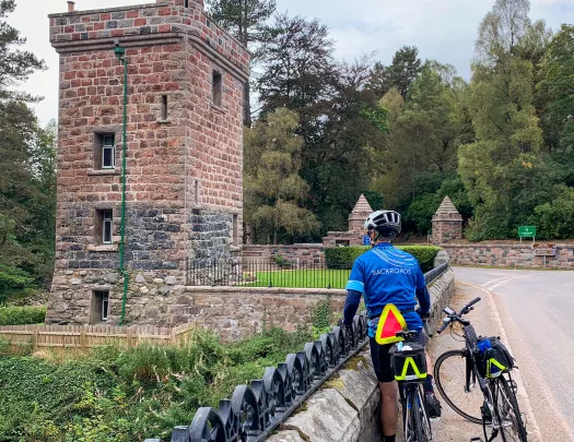 Cyclist Taking in View Ireland