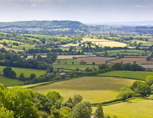 Valley Farmland England