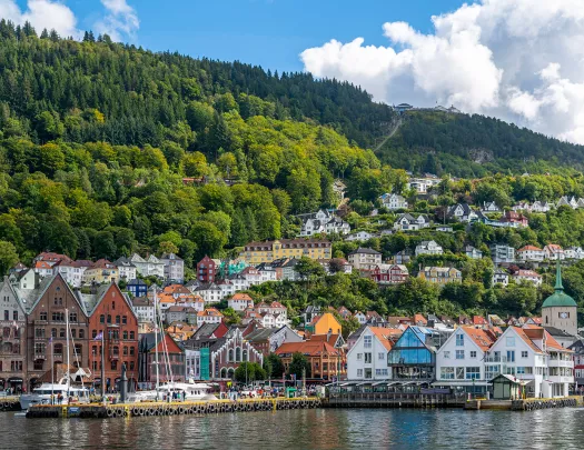 Coastal Town Fjord Norway