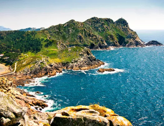 ocean and rocky coast