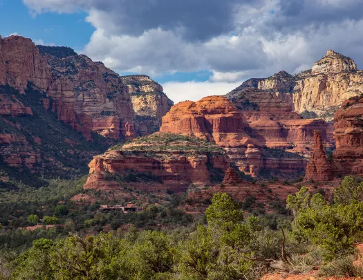 Red rock canyon in Arizona.